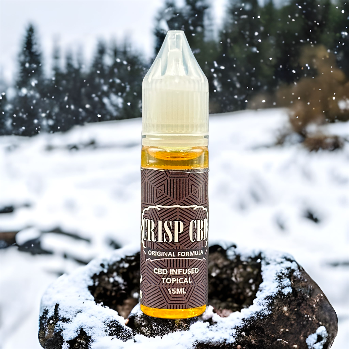 Crisp CBD Vape Juice - 15 ML - Original Formula - CBD Infused Topical - Made in USA - Image 3