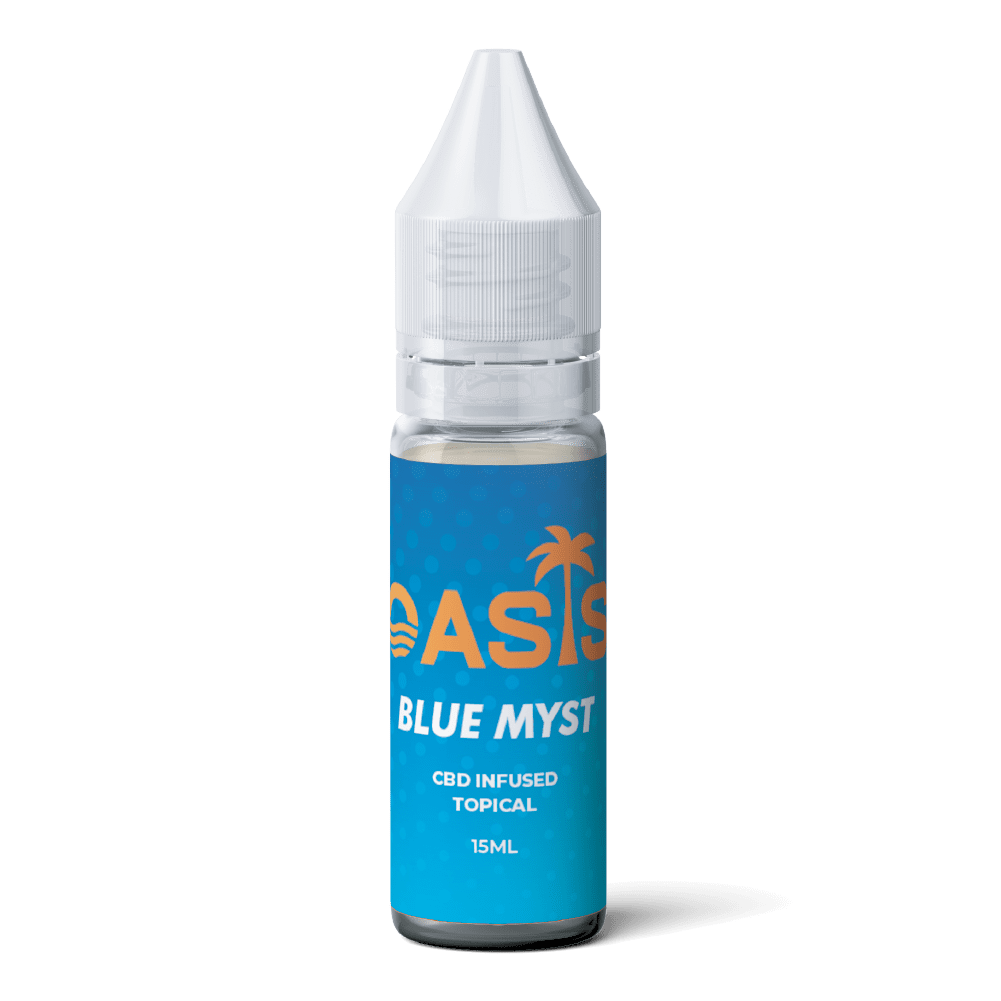 Oasis Blue Myst CBD Vape Juice - 15 ML - CBD Infused Topical - Made in USA