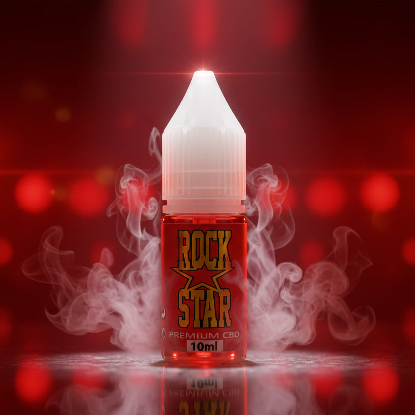 Rockstar Red CBD Vape Juice - 10 ML - CBD Infused Topical - Made in USA
