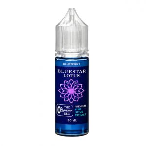 Bluestar Blueberry Premium THC-Free Vape Juice