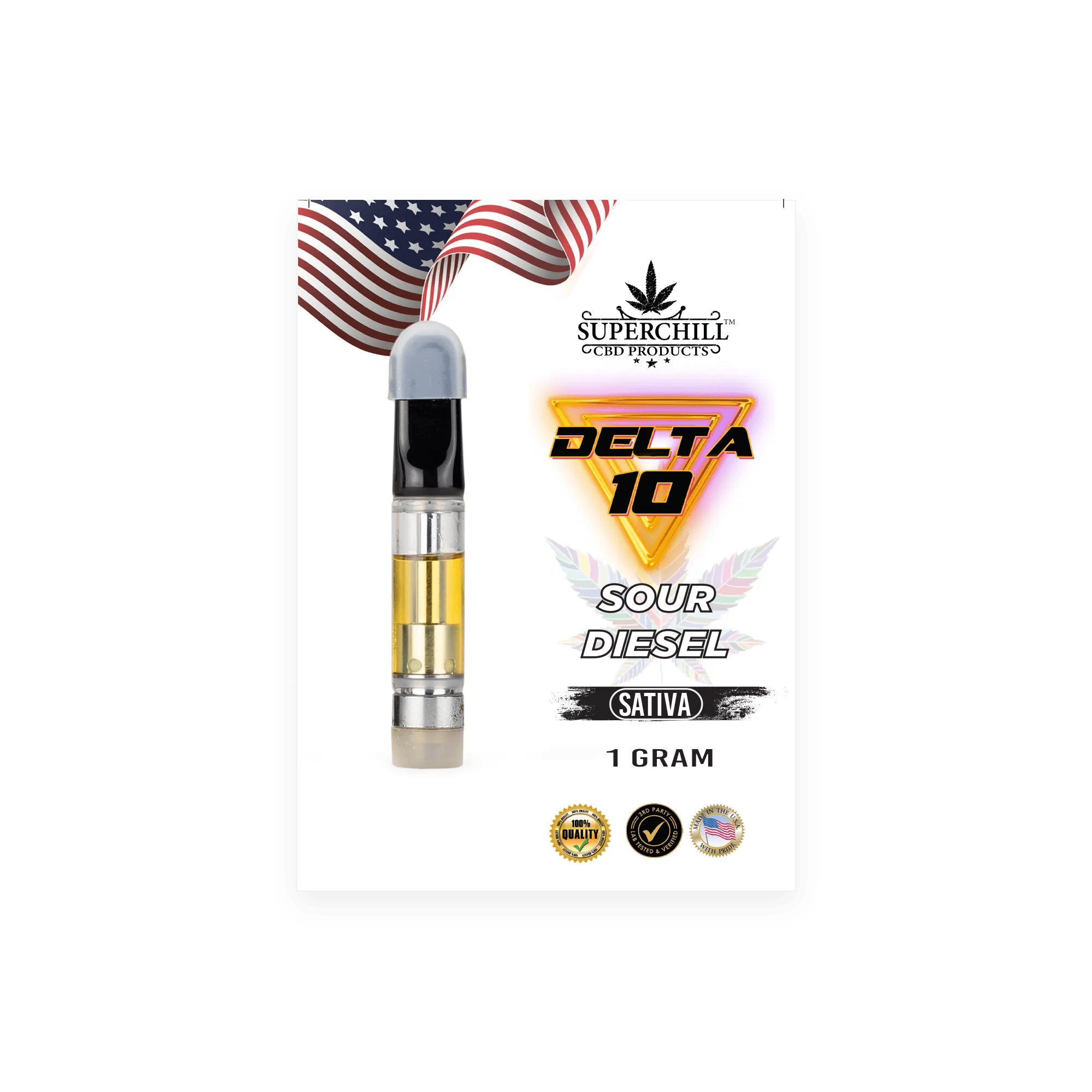 Super Chill CBD - Delta 10 Cartridges - 1 ML - 1000 MG Pre-Filled - High Strength - 100% Natural - Made in USA - Image 5
