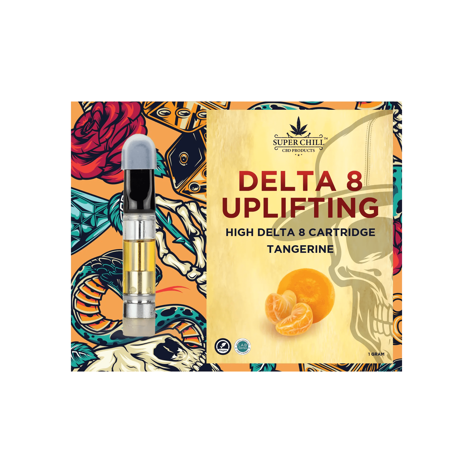 Super Chill CBD - Delta 8 Cartridges - 1 ML - 1000 MG Pre-Filled - High Strength - 100% Natural - Made in USA - Image 4