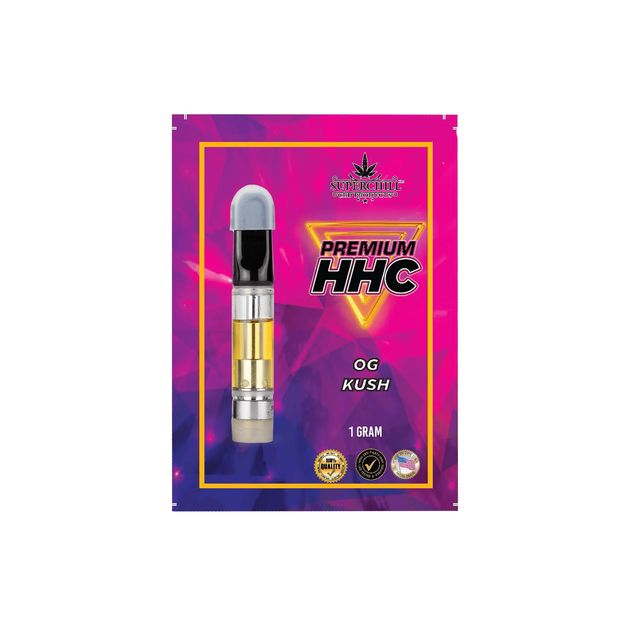 Super Chill CBD - HHC Cartridges - 1 ML - 1000 MG Pre-Filled - High Strength - 100% Natural - Made in USA - Image 3