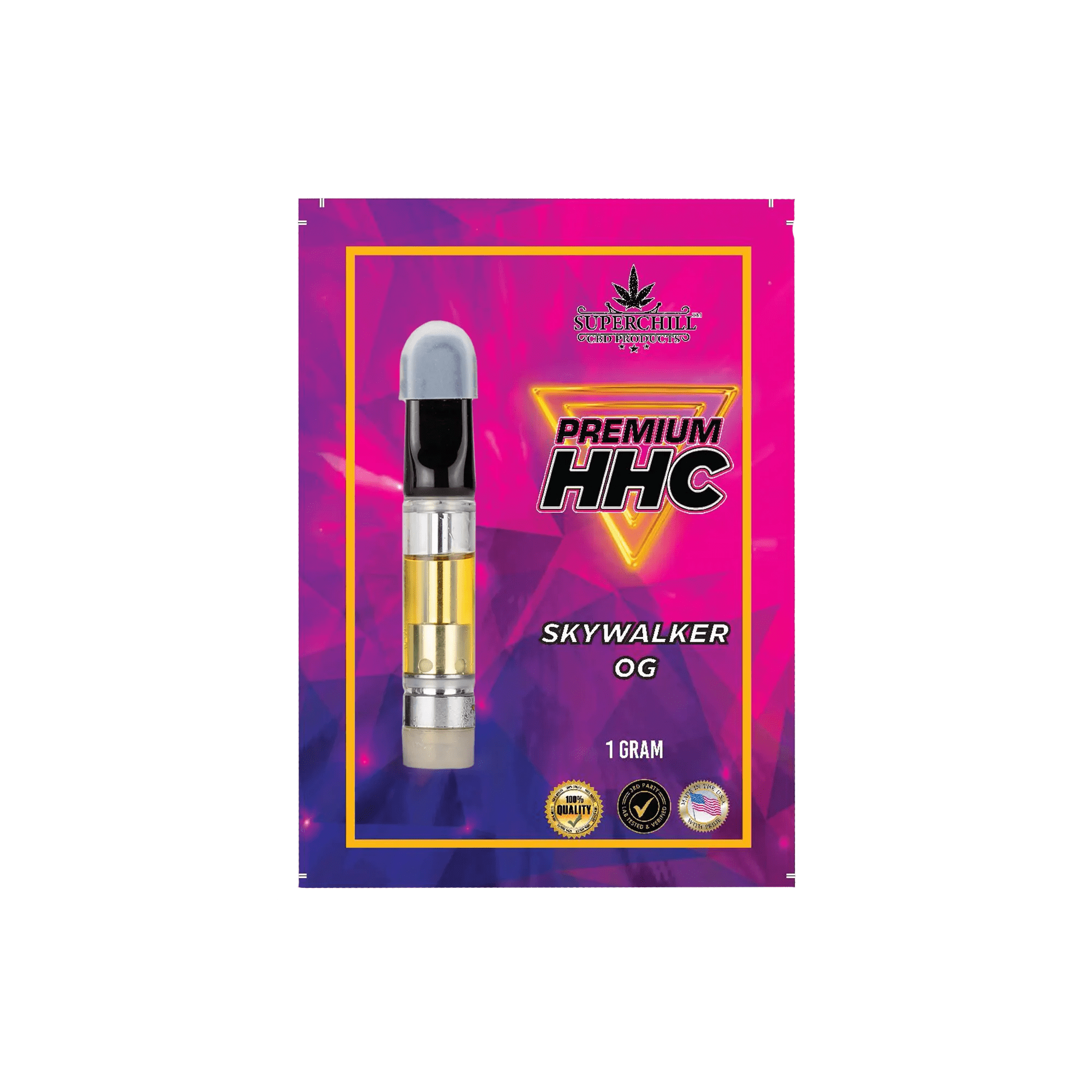 Super Chill CBD - HHC Cartridges - 1 ML - 1000 MG Pre-Filled - High Strength - 100% Natural - Made in USA - Image 5
