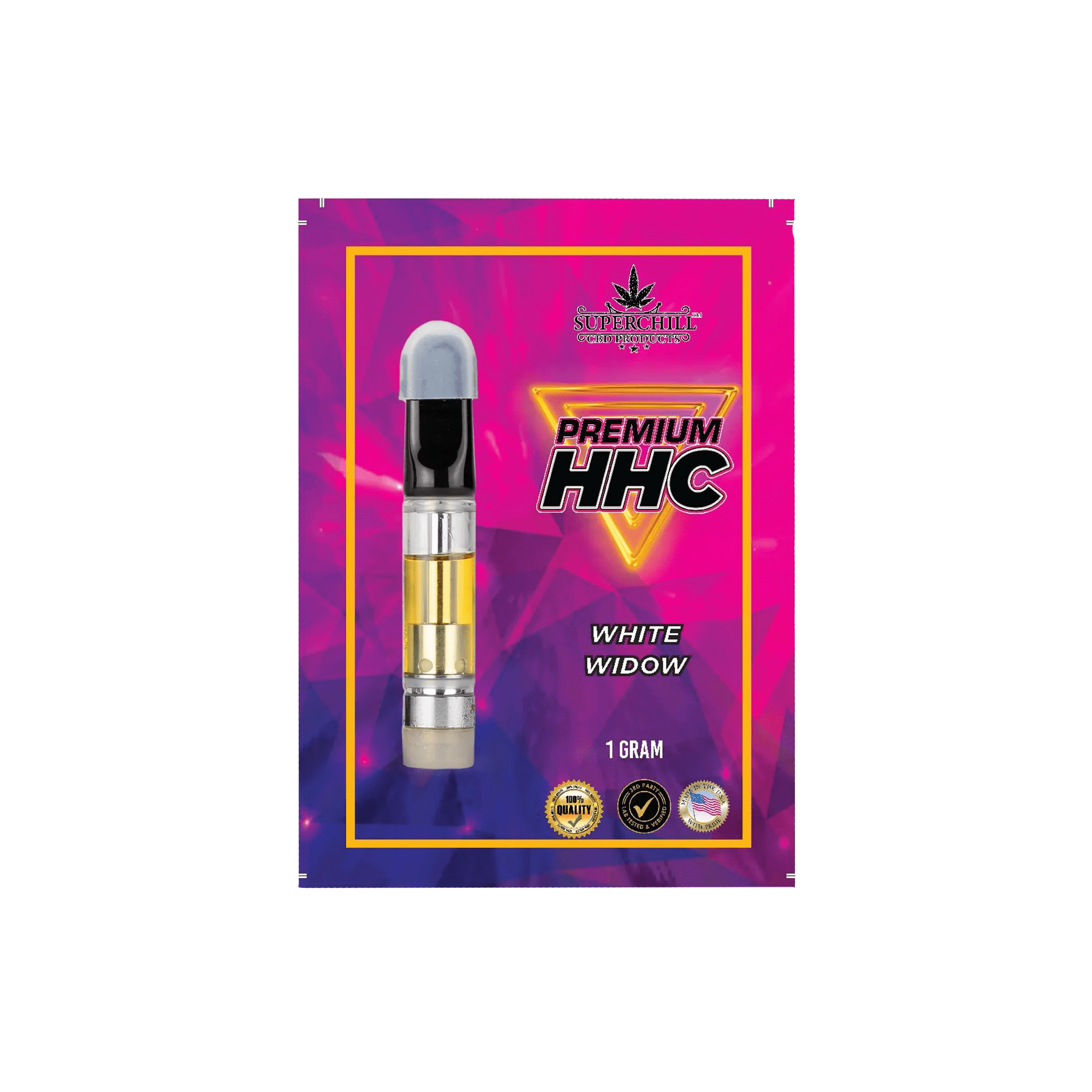 Super Chill CBD - HHC Cartridges - 1 ML - 1000 MG Pre-Filled - High Strength - 100% Natural - Made in USA - Image 2