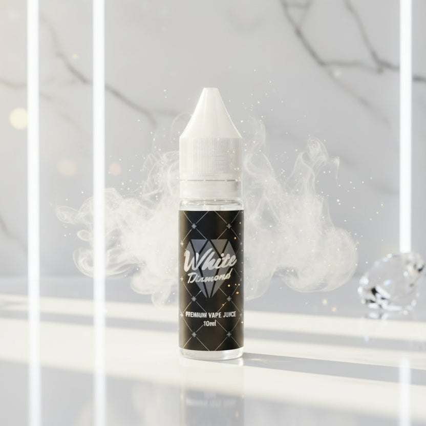 White Diamond CBD Vape Juice - 10 ML - CBD Infused Topical - Made in USA